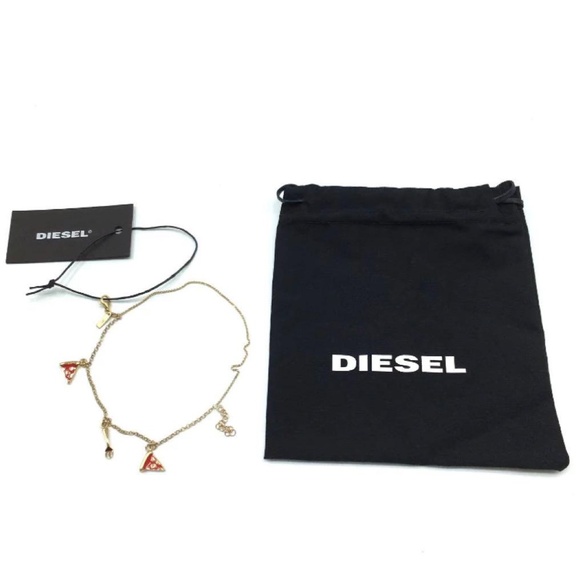 diesel pizza gold cham bracelet - Picture 2 of 2